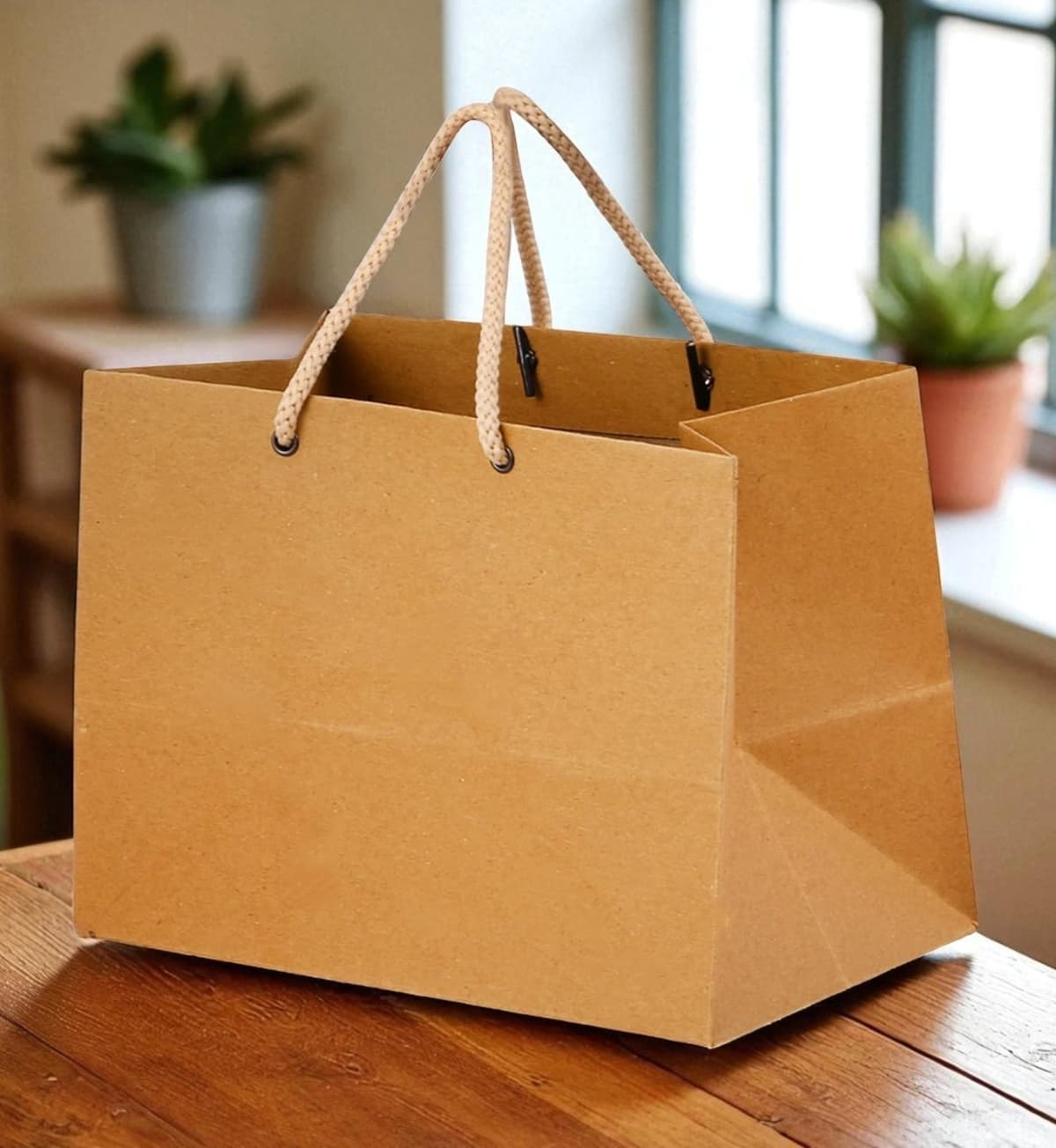 Kraft Bags for Gifts - Brown Gift Paper Bags for Shopping and Carrying alternate view