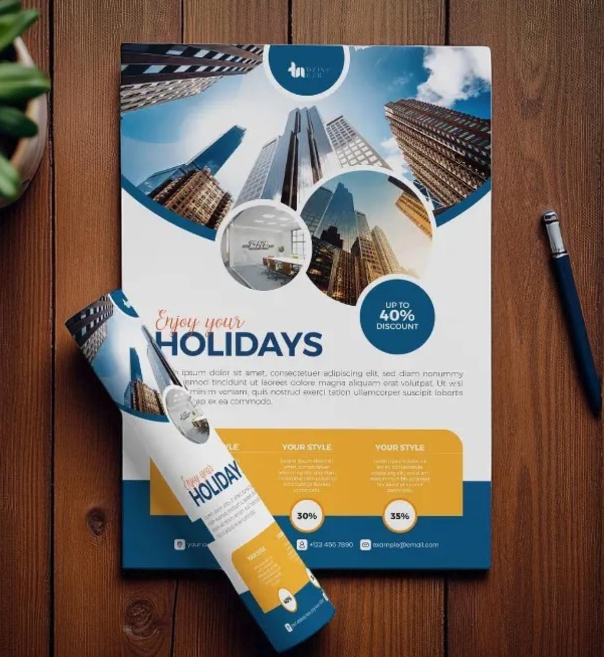 Flyers & Pamphlets Printing – Custom Full-Color Leaflets alternate view